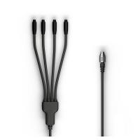 AIM разделительный жгут, Split 4 719 аналоговый 50 см, черный