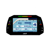 AIM MXG Strada Light щиток приборов, дорожные иконки, 23 pin стандартный, чёрный