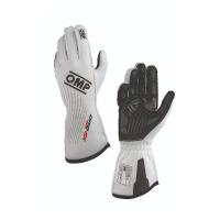 OMP One Evo FX перчатки для автоспорта, XS, белый