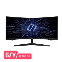 Samsung Odyssey G5 C34G55TWWI 34" монитор игровой изогнутый (165 Гц, 1 мс), б/у (Grade 1), чёрный