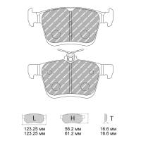 Ferodo Racing FCP4434 колодки тормозные задние, состав колодок DS Performance, черный