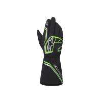 Alpinestars Tempest V3 WP перчатки для картинга дождевые детские, S, черный / зеленый неоновый