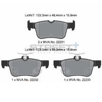 Pagid 8013 колодки тормозные задние, толщина 15,9 мм, состав SP (Street+)