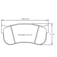 Pagid 8103 колодки тормозные, толщина 31 мм, состав RSL 2E