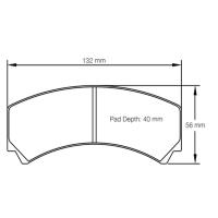Pagid 8237 колодки тормозные, толщина 17 мм, состав RST 3