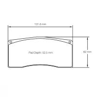 Pagid 8287 колодки тормозные задние, толщина 22 мм, состав RSL 19