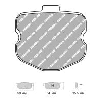 Ferodo Racing FRP3094 колодки тормозные, состав колодок "G" (DS 3.12), черный
