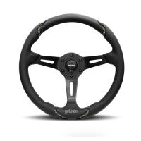 Momo Gotham руль для тюнинга (кожа), 350 мм, вылет 70 мм, черный