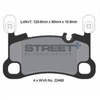 Pagid 8270 колодки тормозные задние, толщина 16,8 мм, состав SP (Street+)