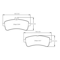 Pagid 8246 колодки тормозные задние, толщина 18,8 мм, состав RSL 29
