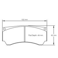 Pagid 8050 колодки тормозные передние, толщина 15 мм, состав RSL 29