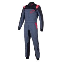Alpinestars KMX-9 V3 Graphic 6 комбинезон для картинга, серый / черный / красный, 52