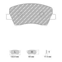 Ferodo Racing FRP3158 колодки тормозные передние, состав колодок "G" (DS 3.12), черный