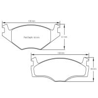 Pagid 4011 колодки тормозные передние, толщина 15,5 мм, состав RSL 29