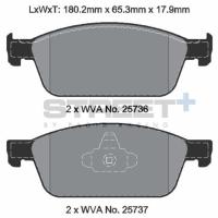 Pagid 8125 колодки тормозные передние