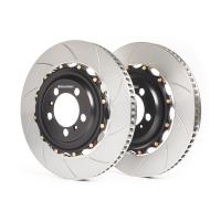 GiroDisc диски тормозные передние (2 шт.) (Toyota GR Supra / BMW 348 мм), серебристый