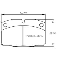 Pagid 9521 колодки тормозные, толщина 15,4 мм, состав RSH 42