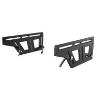 Trak Racer кронштейны боковые с регулировкой под пластину для педалей, черный, черный