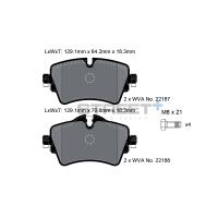 Pagid 8161 колодки тормозные передние, толщина 18,3 мм, состав SP (Street+)