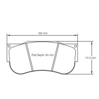Pagid 2560 колодки тормозные передние, толщина 30 мм, состав RSL 1