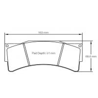 Pagid 8233 колодки тормозные, толщина 25 мм, состав RST 1