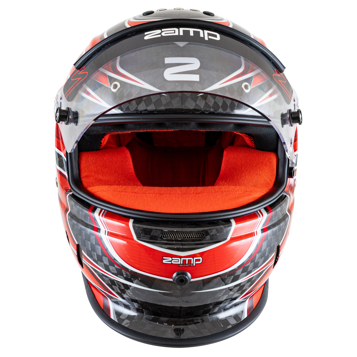 Zamp RZ-67D шлем для автоспорта, красный неоновый, 2XL, цена