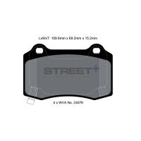 Pagid 8055 колодки тормозные задние