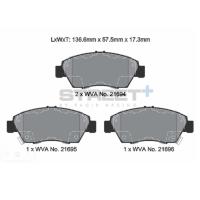 Pagid 8006 колодки тормозные передние, толщина 17,3 мм, состав SP (Street+)