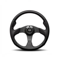 Momo Jet D32 руль для тюнинга (кожа), 320 мм, вылет 46 мм, черный