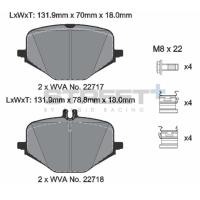Pagid 8265 колодки тормозные задние, толщина 18 мм, состав SP (Street+)