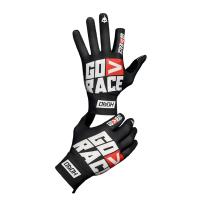HOGO N1 "GoRace" перчатки для симрейсинга, черный, S