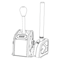 MME пластина для крепления ручного тормоза к шифтеру H-образному