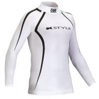 OMP KS Spring Shirt футболка для картинга (длин. рукав), белый, XS / S