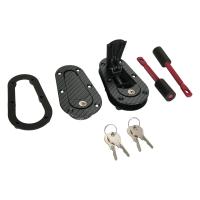 AeroCatch замки капота с ключом, карбон