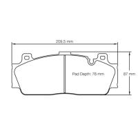 Pagid 4934 колодки тормозные передние, толщина 19,5 мм, состав RSC 1