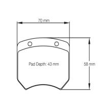 Pagid 1363 колодки тормозные задние, толщина 15 мм, состав RSL 29