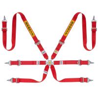 Sabelt Ultralight Rally 2 ремни безопасности, 6 точек, 2", алюминий, красный