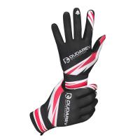 HOGO N1 "Dudarev Motosport" перчатки для симрейсинга, черный / белый / красный, S