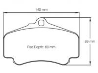Pagid 2474 колодки тормозные передние, толщина 18,5 мм, состав RSL 29