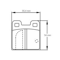 Pagid 4122 колодки тормозные задние, толщина 14,7 мм, состав RSH 29E
