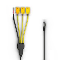 AIM Split 1 аналоговый FW + 3 TC 50 cm, черный / желтый