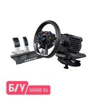 Fanatec GT DD Pro (5 Нм) база + руль + педали для симрейсинга PC/PS, б/у (Grade 1), черный