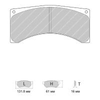 Ferodo Racing FRP3032 колодки тормозные, состав колодок "G" (DS 3.12), черный