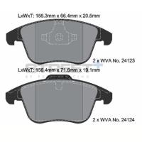 Pagid 8064 колодки тормозные передние, толщина 19,7 мм, состав SP (Street+)