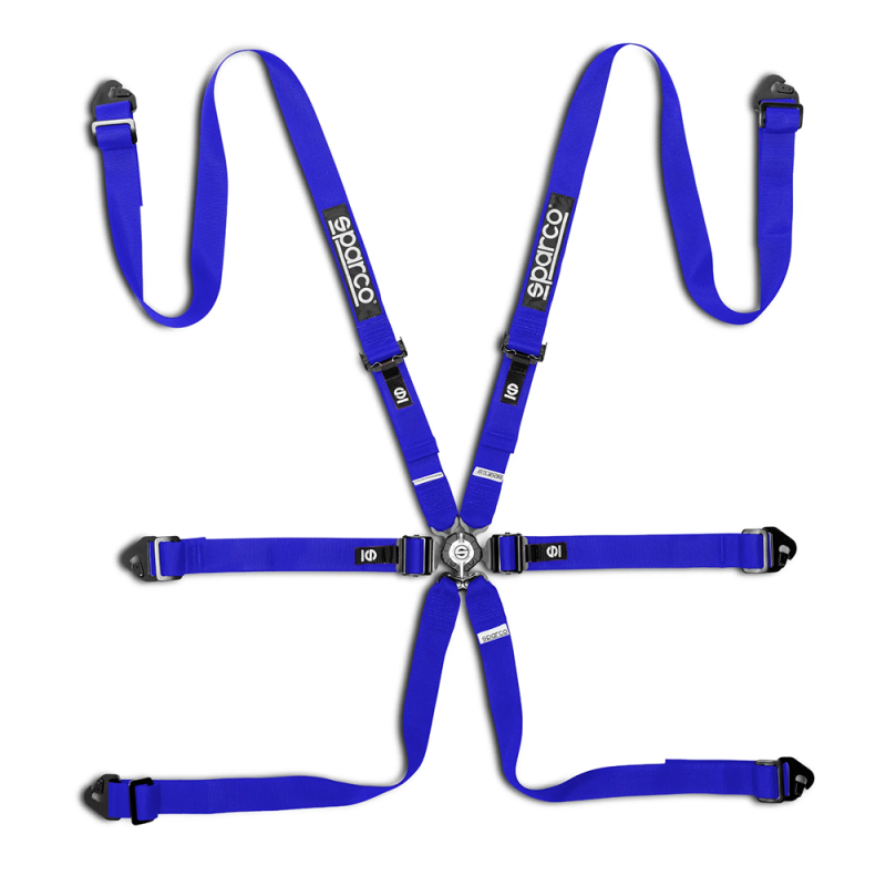 Sparco Competition H-2 PD ремни безопасности, 6 точек, 2", алюминий