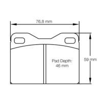 Pagid 4623 колодки тормозные задние, толщина 18,5 мм, состав RSH 42