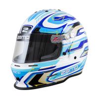 Zamp RZ-42Y Youth Graphic шлем для картинга детский, белый / синий / голубой, 59