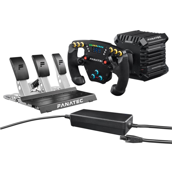 Fanatec CSL DD F1 Esports Premium (8 Нм) база + руль + педали для  симрейсинга, черный