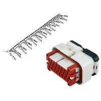 AIM разъем 23 pin + контакты (Strada MXS / MXP / MXG / MXT)