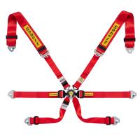 Sabelt GT-Pro ремни безопасности, 6 точек, 2", титан, красный